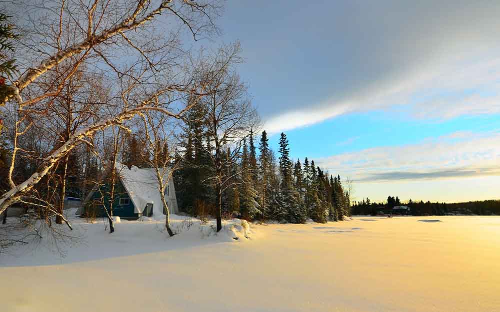 PAYSAGE HIVER QUEBEC CANADA