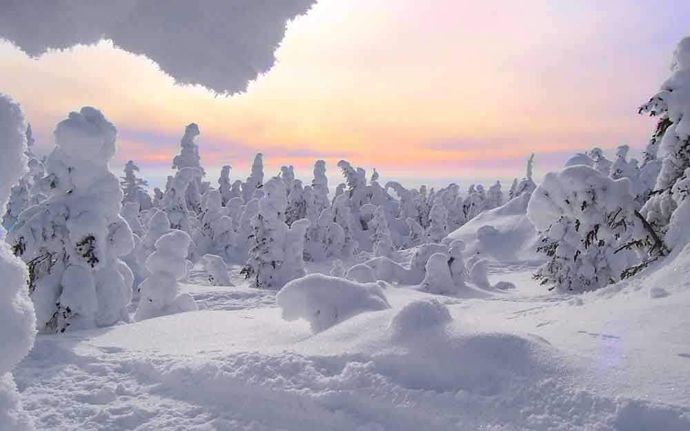 PAYSAGE HIVER QUEBEC CANADA