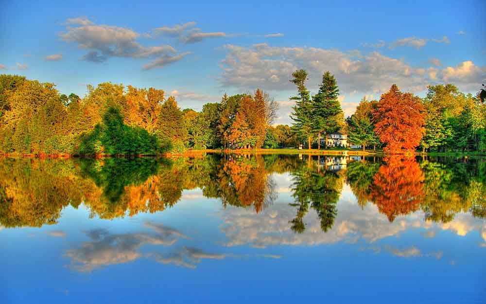 Paysage d'automne canada québec