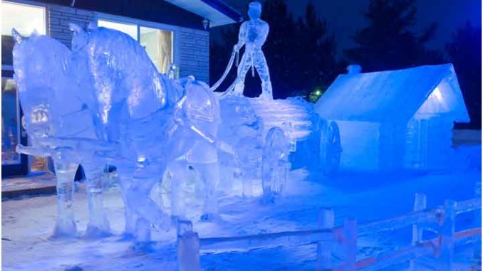 Village de glace à St Côme - Lanaudière - Québec