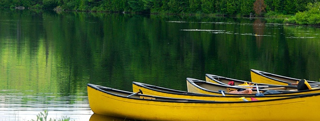 Canoë indiens au Québec